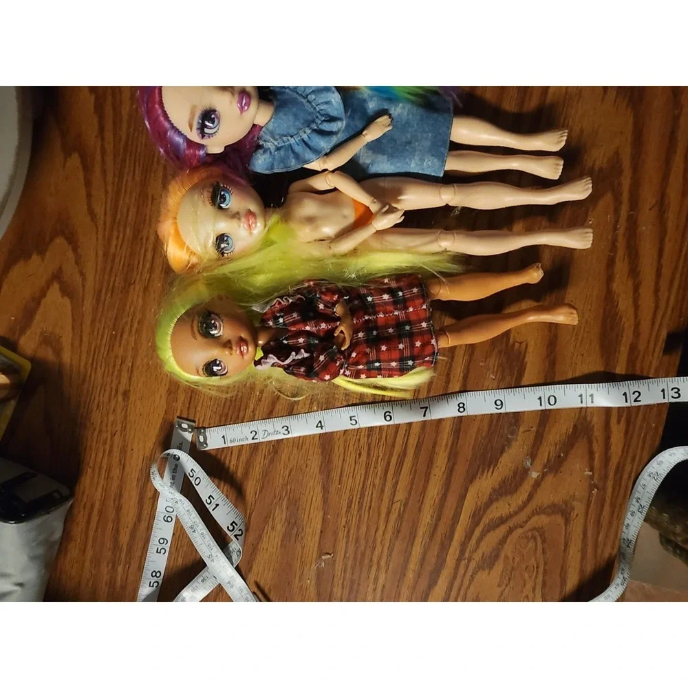 Lot Of 4 L.O.L. Surprise! OMG And Rainbow High Fashion Dolls W/ Accessories